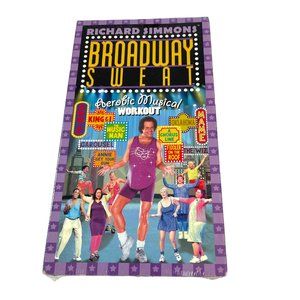 NWT VTG RICHARD SIMMONS Broadway Sweat Aerobic Musical Workout 2000 VHS Tape